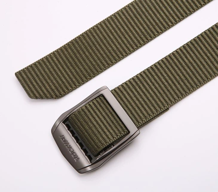Cinturón de pantalón táctico verde militar
