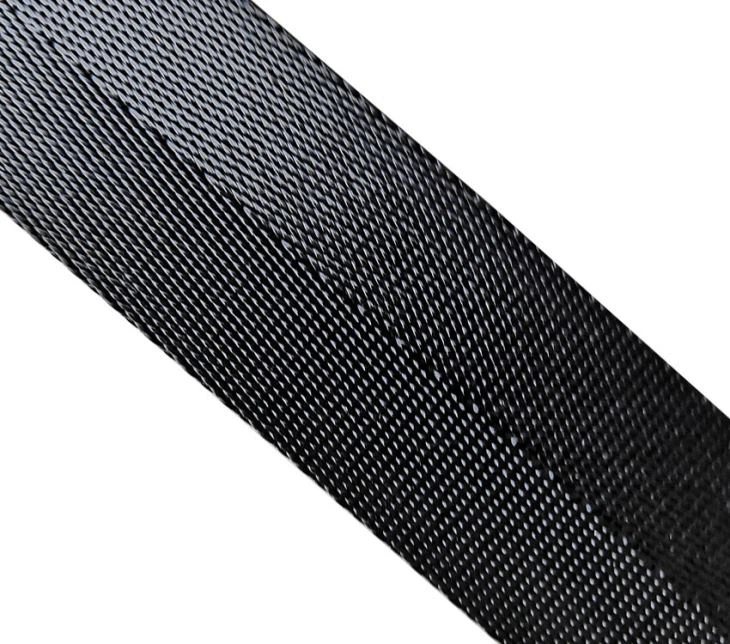 Black Nylon Webbing Strap