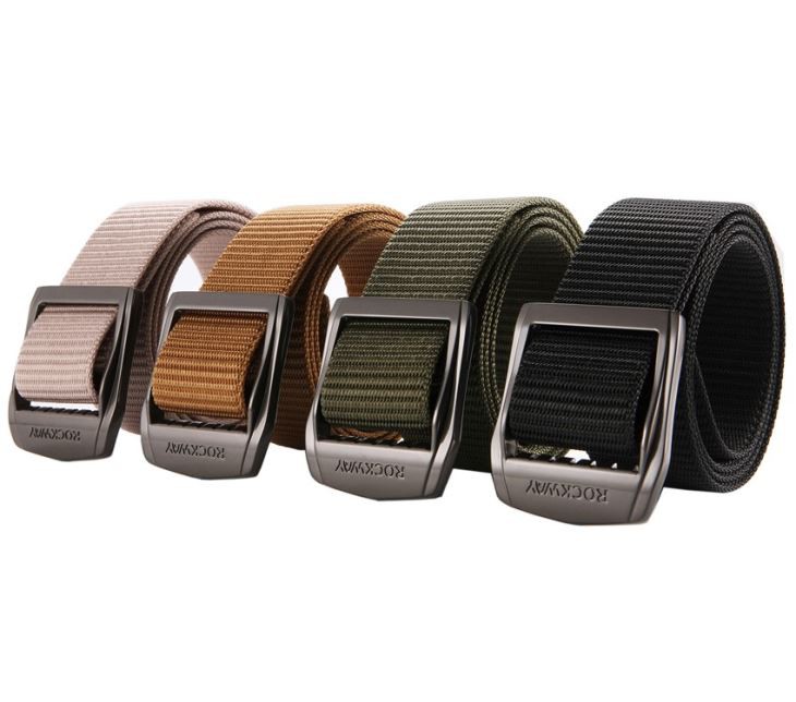 Khaki Nylon Tactical Belt