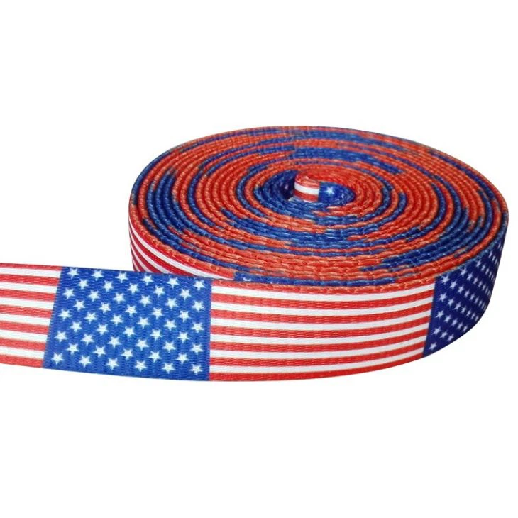 patterned polyester webbing