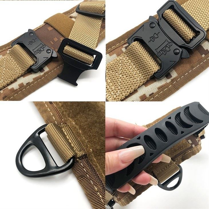 military dog collar with handle