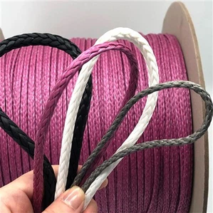 Cordón trenzado Uhmwpe Fibe para kites surf de surf