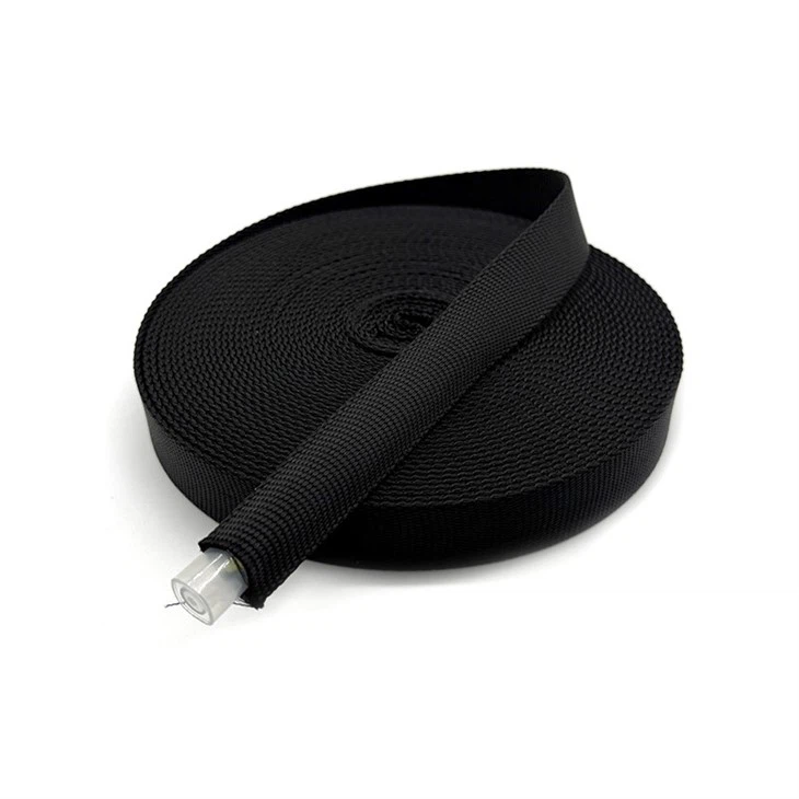 black tubular webbing